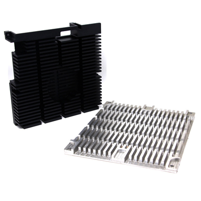Disipador de calor de aluminio sacado de las piezas del CNC que trabaja a máquina para el equipo industrial