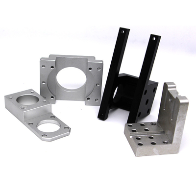 piezas de aluminio de pulido del CNC que trabajan a máquina piezas de aluminio anodizadas