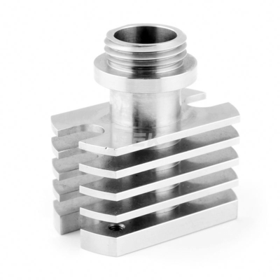 Cojín de enfriamiento de torneado de encargo Lap Joint Flange de la protuberancia de aluminio del servicio del CNC