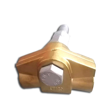 Las piezas de precisión de la fabricación de China modificaron garantía de calidad para requisitos particulares profesional de cobre amarillo difícilmente anodizada de la pieza del CNC que molía